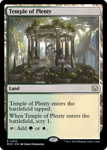 【ENG】《豊潤の神殿/Temple of Plenty》[MOC]
