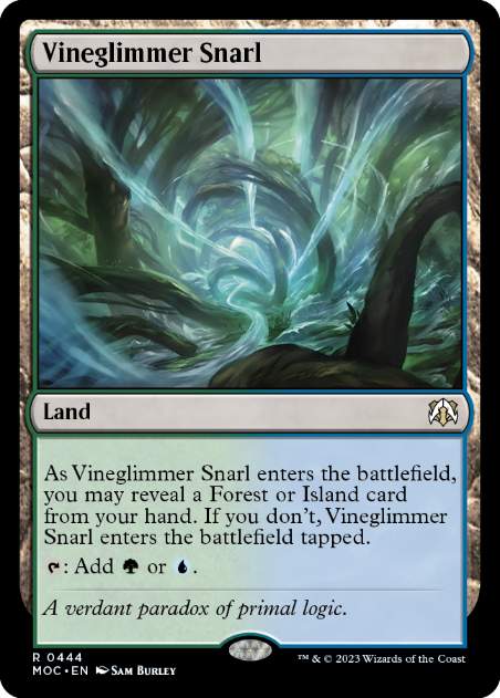【ENG】《蔦明の交錯/Vineglimmer Snarl》[MOC]