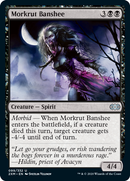 【ENG】【Foil】《モークラットのバンシー/Morkrut Banshee》[2XM]