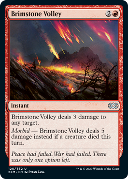 【ENG】【Foil】《硫黄の流弾/Brimstone Volley》[2XM]