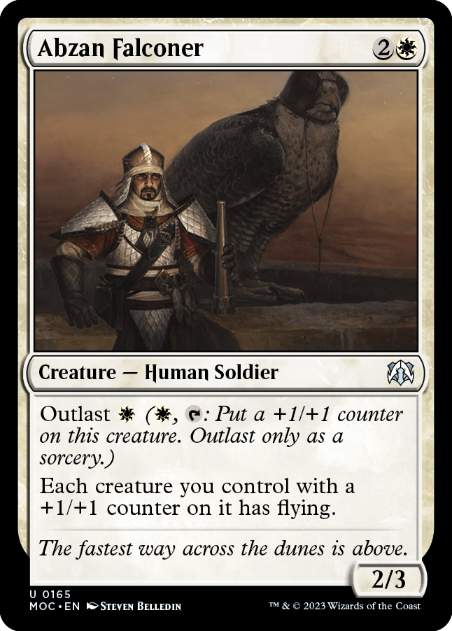 【ENG】《アブザンの鷹匠/Abzan Falconer》[MOC]