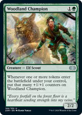 【ENG】【Foil】《森林の勇者/Woodland Champion》[2XM]