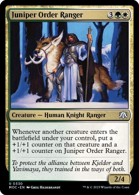 【ENG】《柏槙教団のレインジャー/Juniper Order Ranger》[MOC]