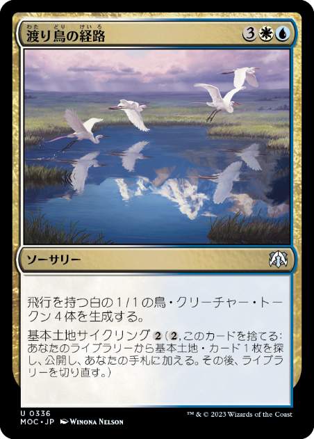 【JPN】《渡り鳥の経路/Migratory Route》[MOC]
