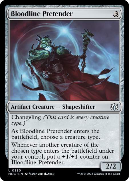 【ENG】《血統詐称者/Bloodline Pretender》[MOC]