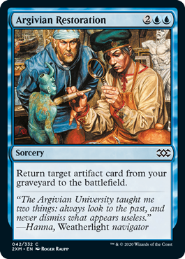 【ENG】【Foil】《アーギヴィーアの修復術/Argivian Restoration》[2XM]