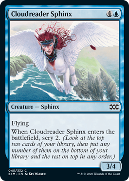【ENG】【Foil】《雲読みスフィンクス/Cloudreader Sphinx》[2XM]