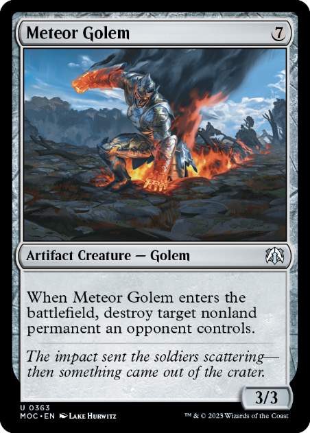 【ENG】《隕石ゴーレム/Meteor Golem》[MOC]