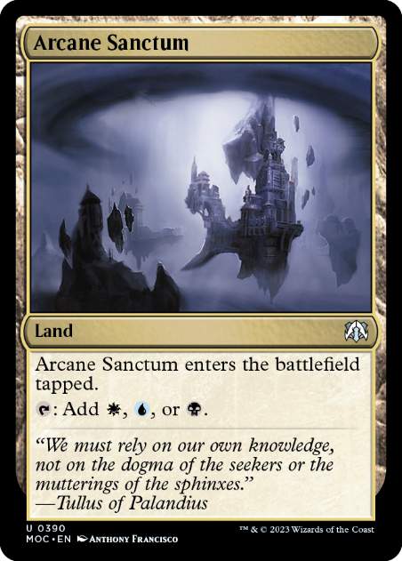 【ENG】《秘儀の聖域/Arcane Sanctum》[MOC]