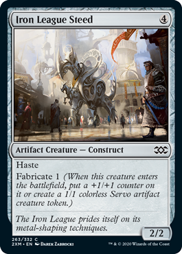 【ENG】【Foil】《鉄華会の馬/Iron League Steed》[2XM]