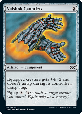 【ENG】【Foil】《ヴァルショクの篭手/Vulshok Gauntlets》[2XM]