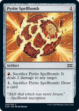 【ENG】【Foil】《黄鉄の呪文爆弾/Pyrite Spellbomb》[2XM]