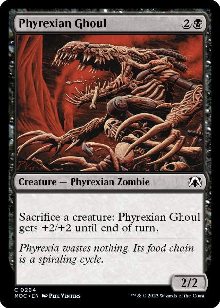 【ENG】《ファイレクシアの食屍鬼/Phyrexian Ghoul》[MOC]