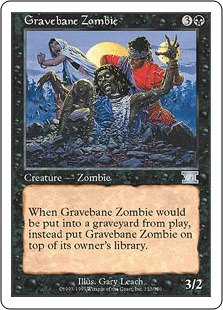 【ENG】《墓いらずのゾンビ/Gravebane Zombie》[6ED]