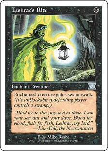 【ENG】《レシュラックの秘儀/Leshrac's Rite》[6ED]