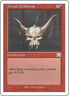 【ENG】《オークの軍旗/Orcish Oriflamme》[6ED]