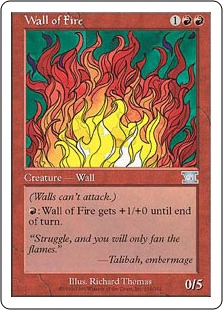 【ENG】《炎の壁/Wall of Fire》[6ED]