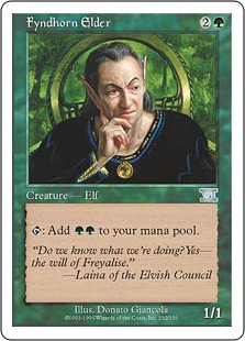 【ENG】《フィンドホーンの古老/Fyndhorn Elder》[6ED]