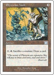 【ENG】《ファイレクシアの蔵/Phyrexian Vault》[6ED]