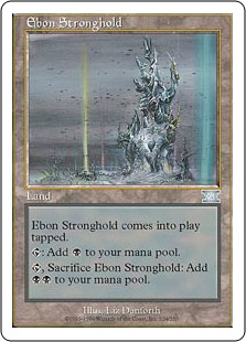 【ENG】《漆黒の要塞/Ebon Stronghold》[6ED]