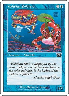 【ENG】《ヴォーデイリアの兵士/Vodalian Soldiers》[6ED]