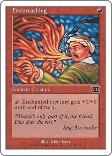 【ENG】《炎のブレス/Firebreathing》[6ED]