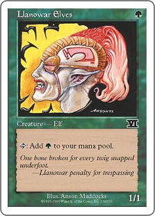 【ENG】《ラノワールのエルフ/Llanowar Elves》[6ED]