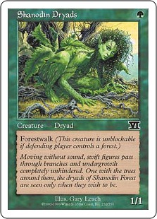 【ENG】《シャノーディンのドライアド/Shanodin Dryads》[6ED]