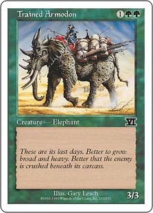 【ENG】《訓練されたアーモドン/Trained Armodon》[6ED]