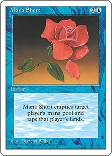 【ENG】《枯渇/Mana Short》[4ED]