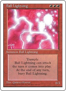 【ENG】《ボール・ライトニング/Ball Lightning》[4ED]