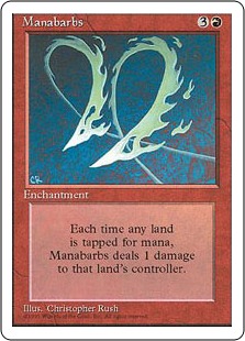 【ENG】《魔力のとげ/Manabarbs》[4ED]