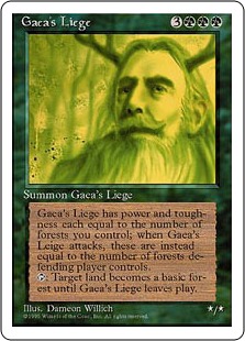 【ENG】《大地のしもべ/Gaea's Liege》[4ED]