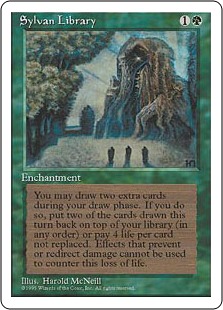 【ENG】《森の知恵/Sylvan Library》[4ED]
