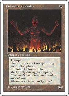 【ENG】《サルディアの巨像/Colossus of Sardia》[4ED]