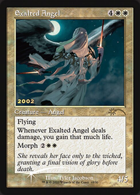 【ENG】【Foil】《賛美されし天使/Exalted Angel》[30周年記念]