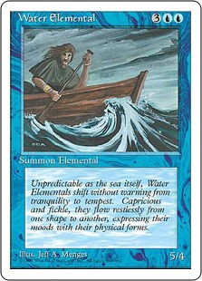 【ENG】《水の精霊/Water Elemental》[4ED]
