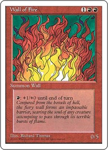 【ENG】《炎の壁/Wall of Fire》[4ED]