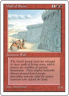【ENG】《石の壁/Wall of Stone》[4ED]