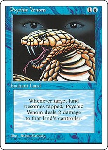 【ENG】《地の毒/Psychic Venom》[4ED]