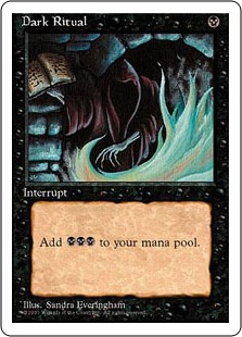 【ENG】《暗黒の儀式/Dark Ritual》[4ED]