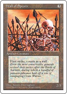 【ENG】《槍の壁/Wall of Spears》[4ED]