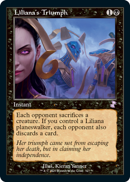 【ENG】【Foil】■旧枠■《リリアナの勝利/Liliana's Triumph》[TSR]