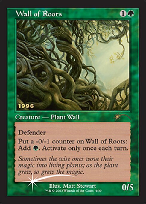 【ENG】【Foil】《根の壁/Wall of Roots》[30周年記念]