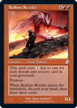 【ENG】【Foil】■旧枠■《騒乱の歓楽者/Bedlam Reveler》[TSR]