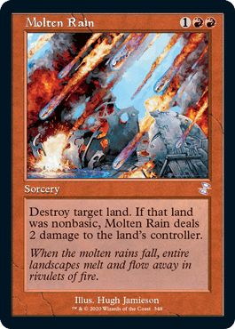 【ENG】【Foil】■旧枠■《溶鉄の雨/Molten Rain》[TSR]