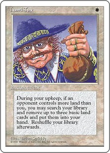 【ENG】■アルターネイト版■《土地税/Land Tax》[4ED]