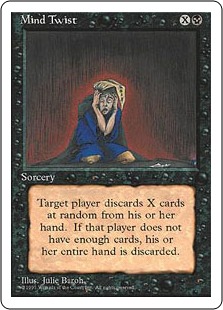 【ENG】■アルターネイト版■《精神錯乱/Mind Twist》[4ED]