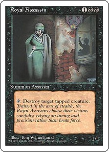 【ENG】■アルターネイト版■《凄腕の暗殺者/Royal Assassin》[4ED]