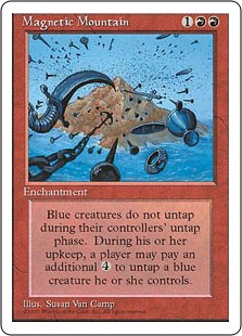 【ENG】■アルターネイト版■《磁力の山/Magnetic Mountain》[4ED]